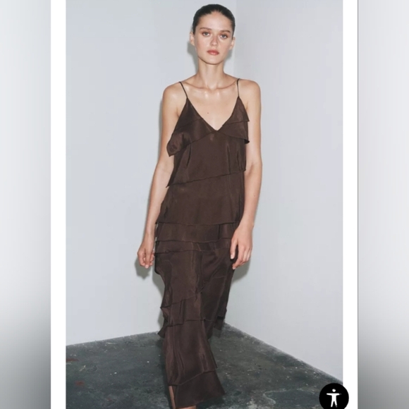 Zara ZW Collection Ruffled Dress - Picture 5 of 9